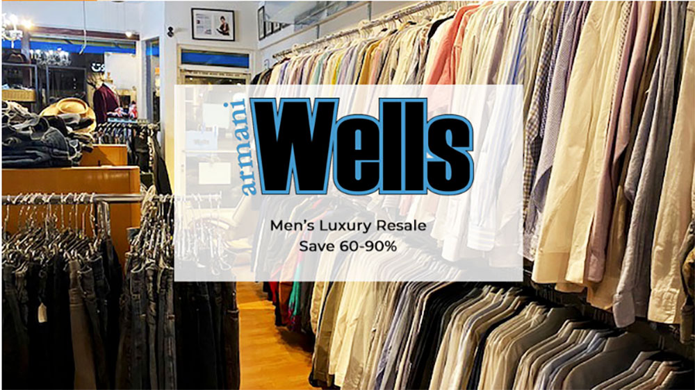 Men's high-end resale boutique | Armani Wells - BargainsLA