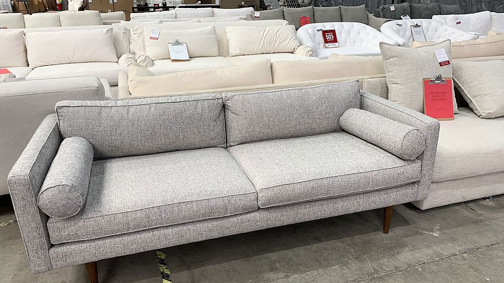 Pottery barn store outlet couches