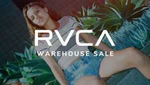 RVCA Warehouse Sale Hot Sale Event Image