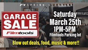 Filmtools Garage Sale Hot Sale Event Image