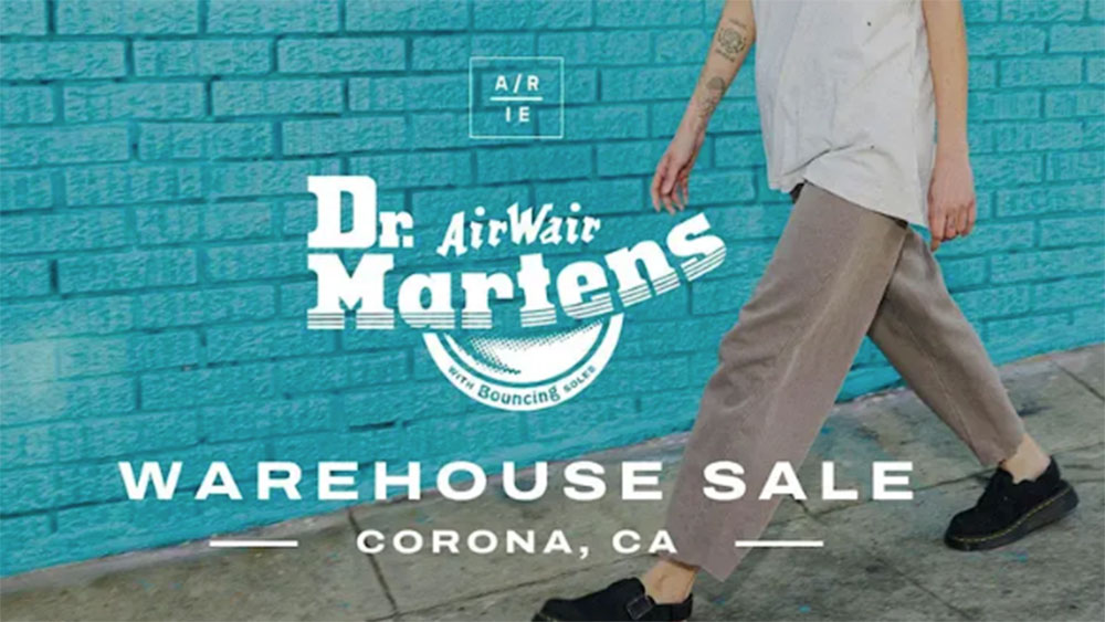 Dr. Martens Corona Warehouse Sale